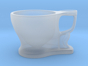 TOILET CUP 01 in Clear Ultra Fine Detail Plastic