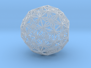 Soccerball  in Clear Ultra Fine Detail Plastic