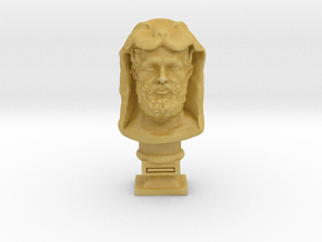 Hercules bust in Tan Fine Detail Plastic