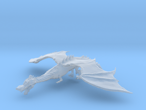 Dragon in Clear Ultra Fine Detail Plastic