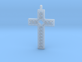 Criss Cross in Clear Ultra Fine Detail Plastic