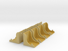 Stevens Tender frame brackets - 8 in Tan Fine Detail Plastic