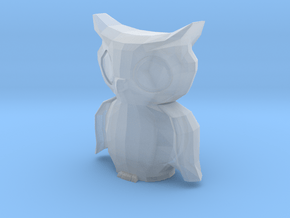 "Owl" - Monopoly Figure in Clear Ultra Fine Detail Plastic