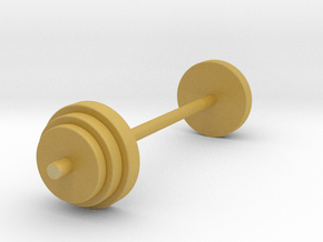 a Mini Traditional Weight Set Merged in Tan Fine Detail Plastic