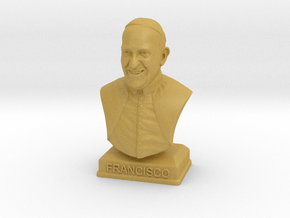 Pope Francis in Tan Fine Detail Plastic