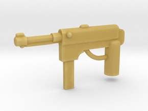 MP40 Minifigure Gun 1.0 in Tan Fine Detail Plastic