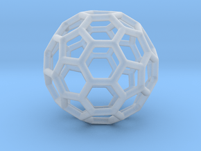 DRAW geo - sphere polygons A in Clear Ultra Fine Detail Plastic