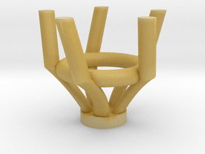 Vortex Basket in Tan Fine Detail Plastic