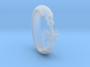 Ring of Star 15.3mm in Clear Ultra Fine Detail Plastic