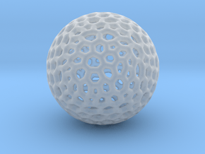 DRAW geo - sphere polygons B in Clear Ultra Fine Detail Plastic