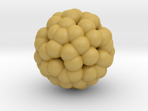 DRAW geo - sphere large balls in Tan Fine Detail Plastic