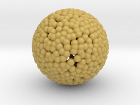DRAW geo - sphere small balls in Tan Fine Detail Plastic