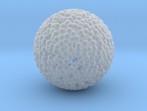 DRAW geo - sphere small balls in Clear Ultra Fine Detail Plastic