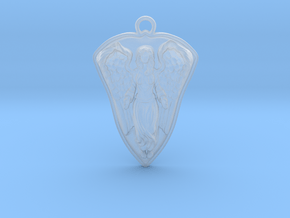 Athena pendant in Clear Ultra Fine Detail Plastic