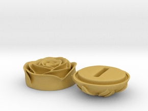 SHOSHANA ring box in Tan Fine Detail Plastic