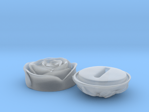 SHOSHANA ring box in Clear Ultra Fine Detail Plastic