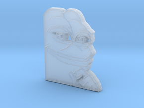 Pepe Pendant in Clear Ultra Fine Detail Plastic