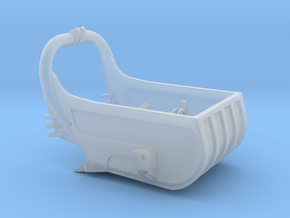 dragline bucket 8cuyd - scale 1/50 in Clear Ultra Fine Detail Plastic