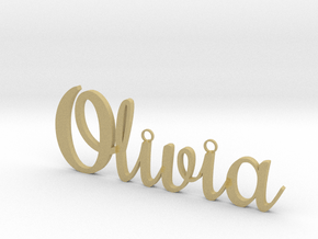 Olivia Pendant in Tan Fine Detail Plastic