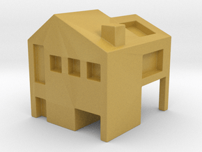 Monopoly house in Tan Fine Detail Plastic