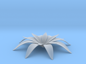 Flower in Clear Ultra Fine Detail Plastic