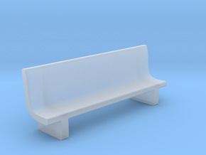 N Scale Bench in Clear Ultra Fine Detail Plastic