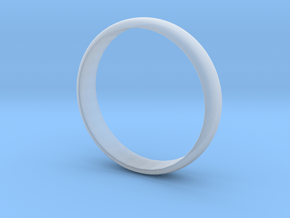 Simple Ring Size 6 in Clear Ultra Fine Detail Plastic
