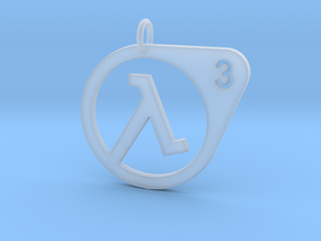Half Life 3 Confirmed Pendant in Clear Ultra Fine Detail Plastic