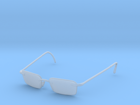 Agent smith 1/6 scale glasses in Clear Ultra Fine Detail Plastic