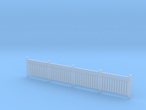 Privacy Fence in Clear Ultra Fine Detail Plastic