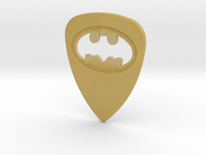 Batman Guitar Pick in Tan Fine Detail Plastic
