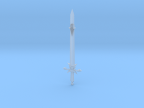 tiny sword in Clear Ultra Fine Detail Plastic