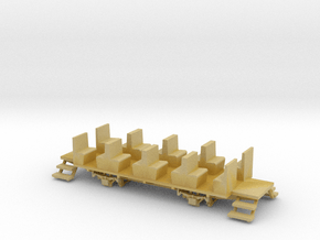 YsteC B29 Chassis (H0m, 1:87) in Tan Fine Detail Plastic