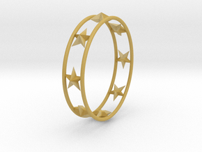 Ring Of Starline 14.1 mm Size 3 in Tan Fine Detail Plastic