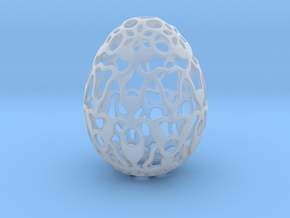 Screen - Decorative Egg - 2.3 inch in Clear Ultra Fine Detail Plastic