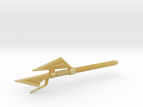 Vibro Spear / Trident for Legends Chop Shop in Tan Fine Detail Plastic