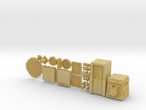 28mm/32mm Sci Fi Furniture And Greebles A in Tan Fine Detail Plastic