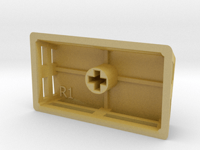 Backlit Shift Keycap (R1, 1.75x) in Tan Fine Detail Plastic