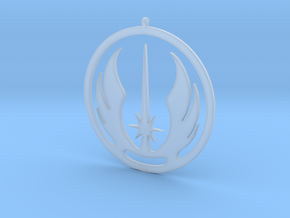Symbol of the Jedi Order in Clear Ultra Fine Detail Plastic