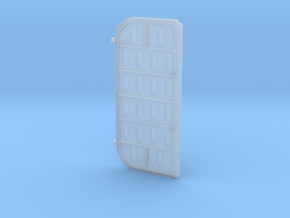 Double Door 1 Left in Clear Ultra Fine Detail Plastic