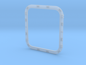 Frame Double 1 in Clear Ultra Fine Detail Plastic