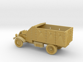 Lancia Armoured Truck 1921 (15mm 1:100 scale) in Tan Fine Detail Plastic