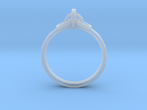 Ring for Joanne, Size H 1/2 in Clear Ultra Fine Detail Plastic