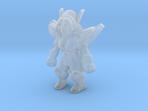 GynoidGuardian Keshi in Clear Ultra Fine Detail Plastic