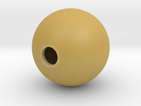 Goofy Bolt Accessories - Sphere 18mm diameter in Tan Fine Detail Plastic