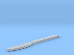 Knife Pendant in Clear Ultra Fine Detail Plastic