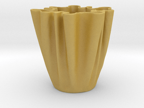 Cloth Cup in Tan Fine Detail Plastic