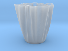Cloth Cup in Clear Ultra Fine Detail Plastic