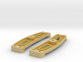Expansion Link Trunnion Plates in Tan Fine Detail Plastic