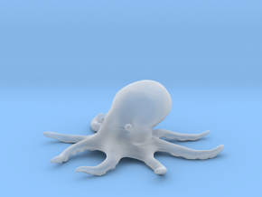Ghost Octopus in Clear Ultra Fine Detail Plastic